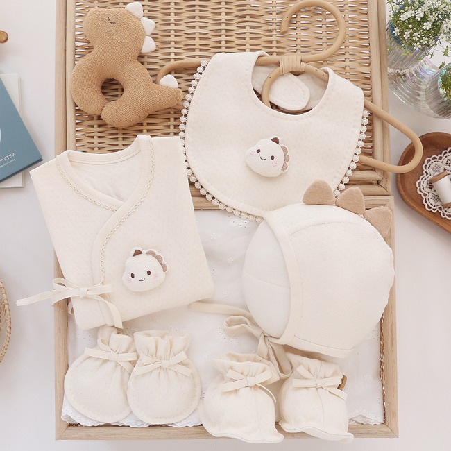 오가닉 티로 아기 용 배냇저고리 만들기 세트 태교바느질 DIY 사계절용