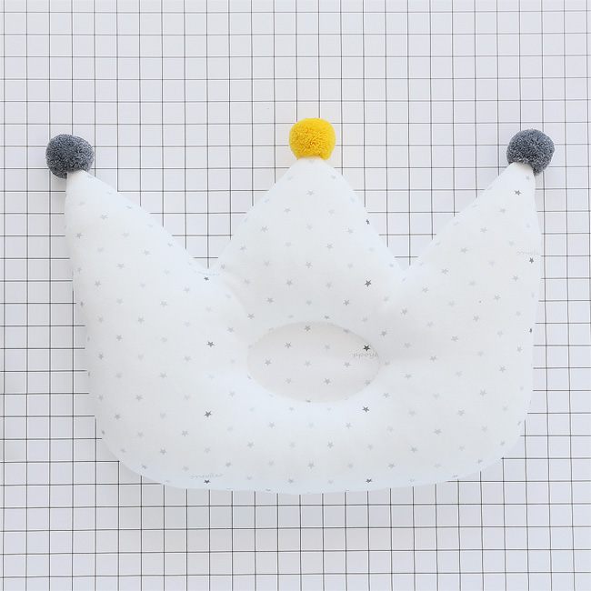 오가닉 북유럽 왕관 짱구베개 만들기 태교바느질 DIY