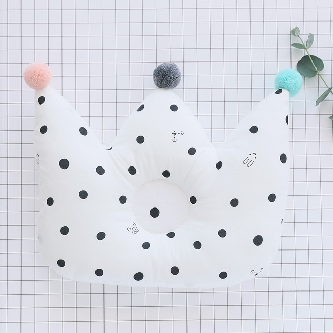 오가닉 퍼니도트왕관 짱구베개 만들기 태교바느질 DIY