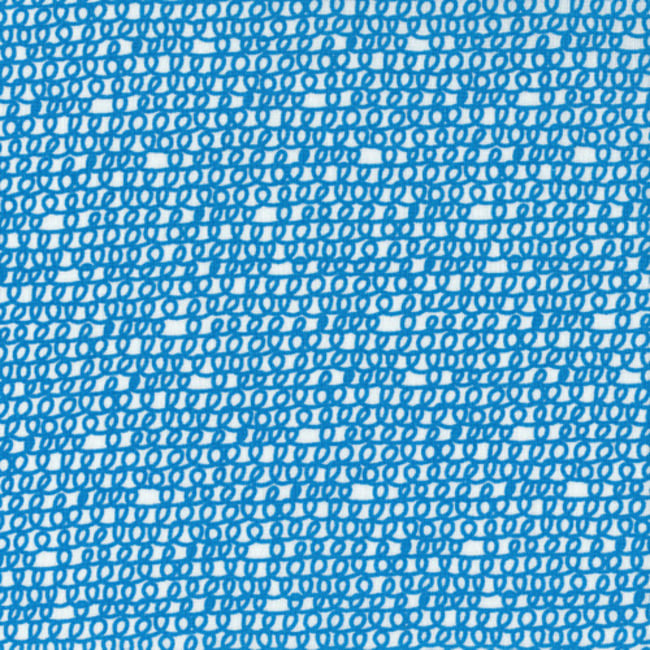 마스크 오가닉 원단 클라우드 나인 Cloud9 Fabrics SCRIBBLE BLUE 1/4Yd