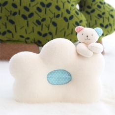 오가닉 구름 곰 짱구베개 만들기 태교바느질 DIY